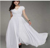Women Elegant Boho Chiffon DressWomen Elegant Boho Chiffon Dress